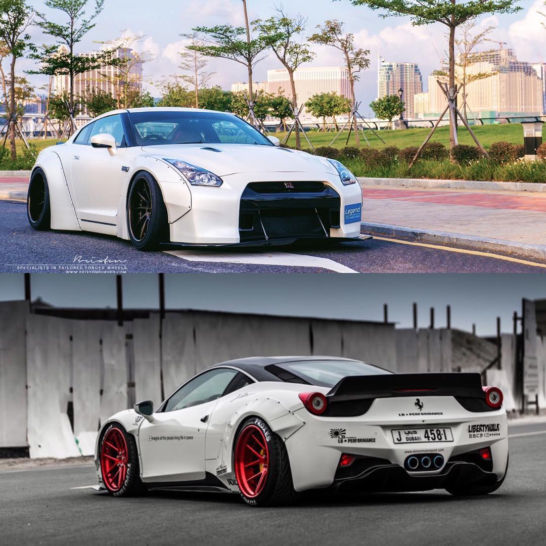 Who rocks the @libertywalkkato kit the best? 🏁 #neverdrivestock |