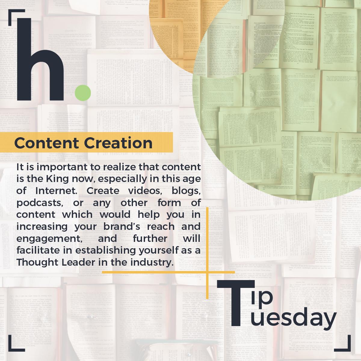 The benefits of establishing your brand online, and establishing yourself as a #thoughtleader are unparalleled! In the Digital Age, Content is the King- be it blogs, articles, videos, podcasts, and #socialmedia posts! 
#TipTuesday #TipOfTheDay #remotework #digitalnomad