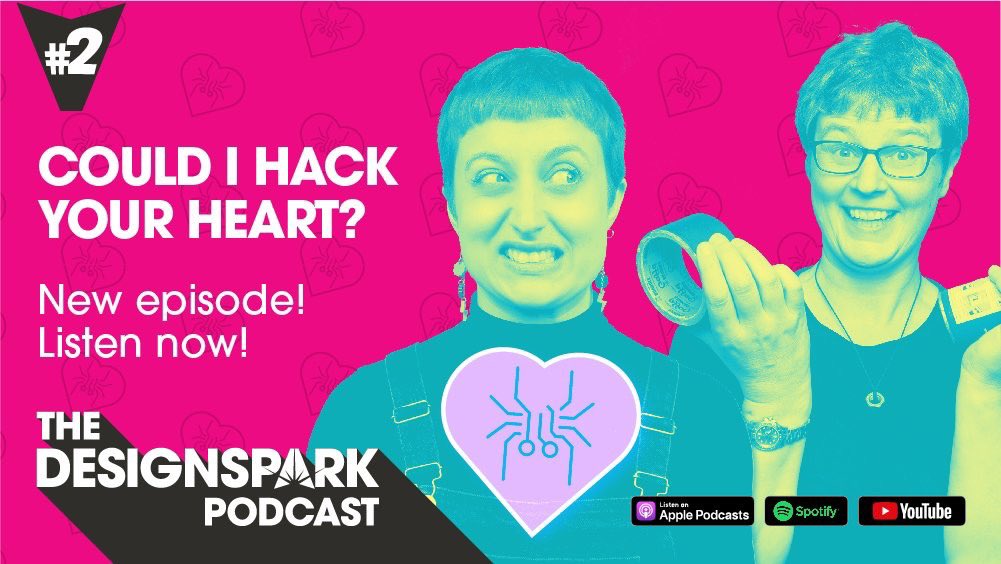 RSDesignSpark's tweet photo. ๐จ NEW PODCAST ๐จ
Episode 2 - Could I Hack Your Heart?
@DrLucyRogers @bechillcomedian and @HarrietBraine are back to discuss:
Defibrillators โค๏ธ
Fitbitsโ๏ธ
Nano-bots ๐ค
๐ ๐ ๐
https://t.co/StkJixnpY8
๐ ๐ ๐
#tech #augmented #humans #passthepod #techLOLogy https://t.co/JBDHIMQkYi