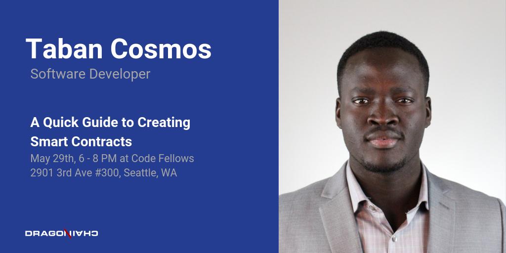 As a kick off to #DevWeekSEA, <a href="/BlockchainSeatt/">Blockchain Seattle</a> is partnering with <a href="/codefellows/">Code Fellows</a> and hosting a meetup tomorrow at 6 PM. Taban Cosmos will demonstrate how to create #smartcontracts on the #Dragonchain hybrid platform. RSVP here: bit.ly/2HGqLqd
