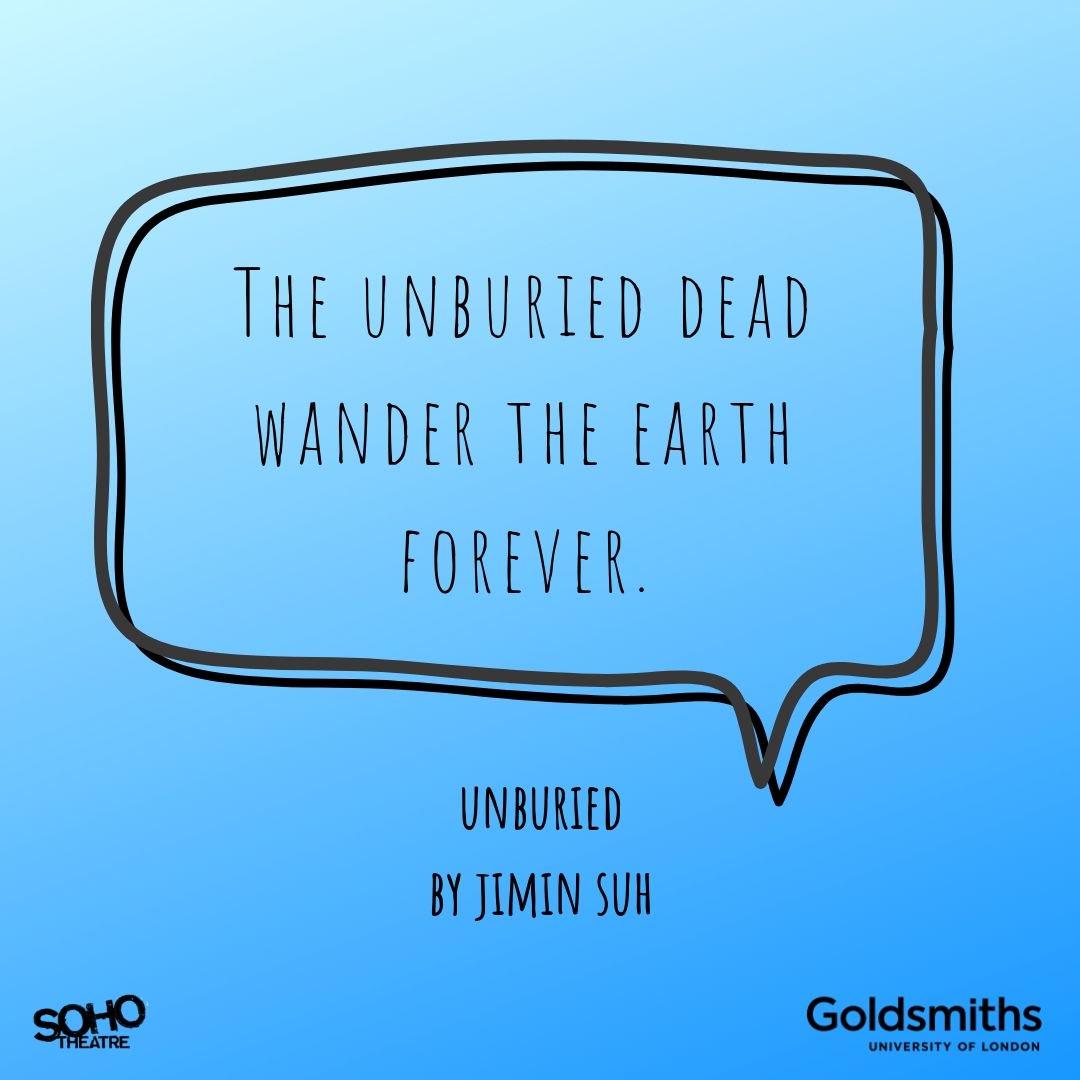 Extract2019's tweet photo. UNBURIED by Jimin Suh:
A Korean family’s identity and ties are threatened during Soviet ethnic cleansing in the 30s. This is what’s happening NOW. Whether from the past or present, each extract from the 2019 Goldsmiths MA writers reflects what’s happening right now in society. https://t.co/ANEseOpmNB