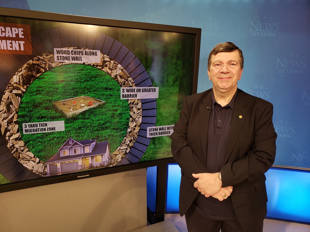 thedrpaul's tweet image. Not all ticks carry Lyme disease. But given that our area is at risk, it is a good idea  to make your backyard into a tick-free zone. I expained how with  @annettegoerner this morning on @CTVOttMornLive
#ticks
#blackleggedTicks
#LymeDisease