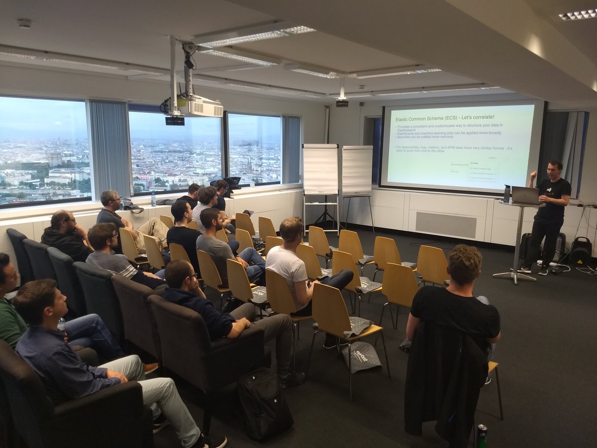 #Elastic #meetup at #EBCONT - "Observability and APM is a search use case"