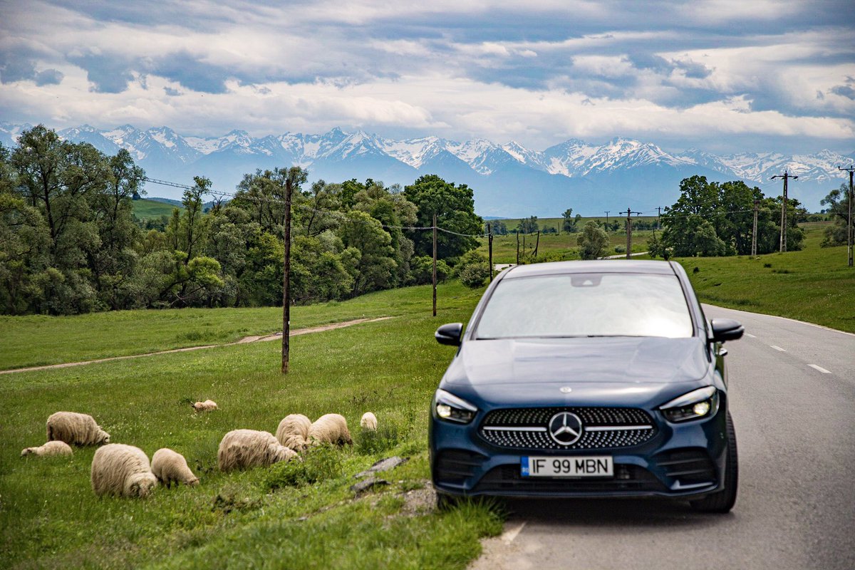 worldtravel_bug's tweet photo. Our #RoadTripRomania in one picture! 💚
This summarizes perfectly our adventure through beautiful Romania so far! Perfect partner #NouaClasaB from @MercedesBenz
#MercedesBenz #JustifyNothing
With @MikesRoadTrip https://t.co/Uqbtn2jv3u