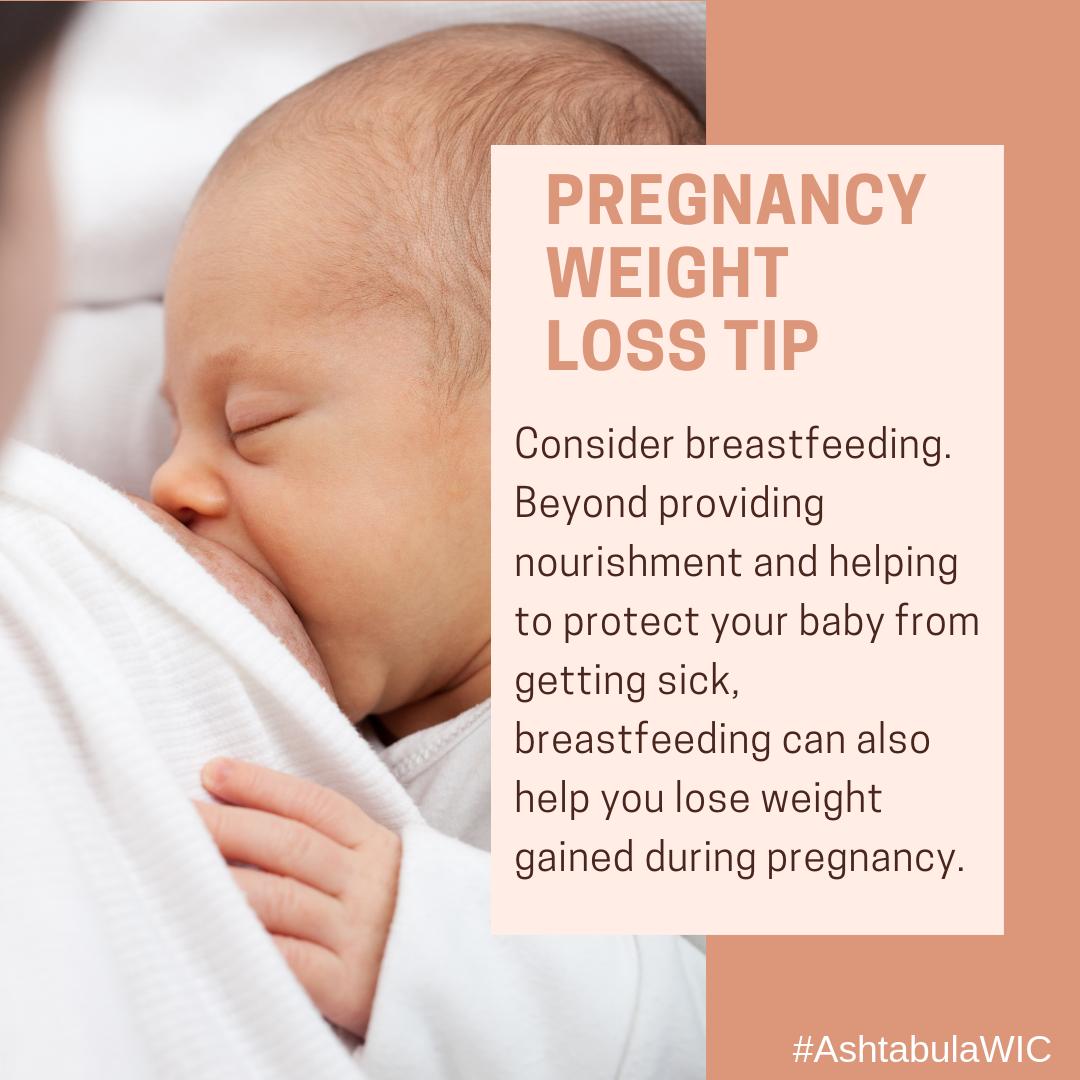 AshtabulaWIC's tweet photo. Tuesday Tip... Did you know breastfeeding can help you lose your pregnancy weight? It won't be the only thing that gets you back to your pre-pregnancy weight...but it sure will help. 
#postpregnancyweightloss #AshtabulaWIC #OhioWIC #breastfeeding https://t.co/vwzO2jEgzR