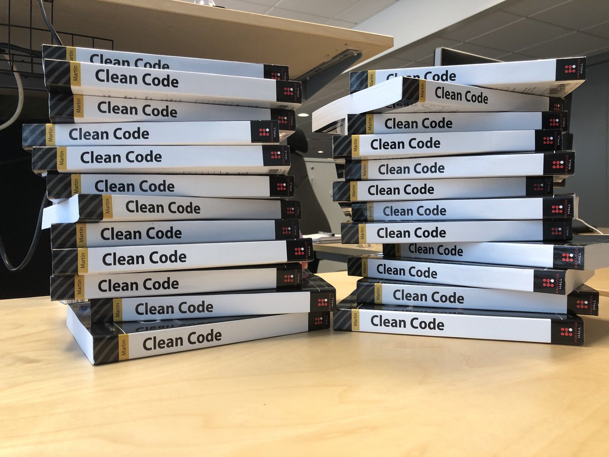 mariaalfredeen's tweet image. #Enterprise spring cleaning @unclebobmartin