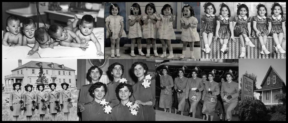 nuStudentLT's tweet photo. Remembering today in 1934, Dionne quintuplets born near Callander, Ontario, later becoming the first quintuplets to survive infancy. https://t.co/IGMF2q6gPp #DionneQuints #quintuplets https://t.co/2Nm3lHZlk8