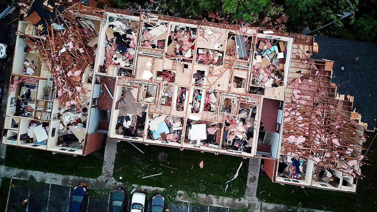 Update: 1 person was killed Monday night after tornadoes struck near Dayton, Ohio: wxch.nl/2XgbCS8