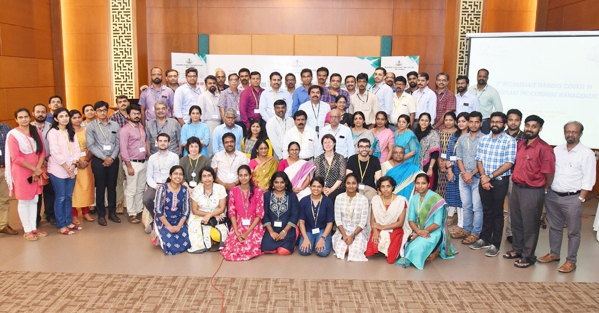 shailajateacher's tweet photo. ആരോഗ്യ വകുപ്പും സ്‌പെയിനിലെ ട്രാന്‍സ്പ്ലാന്റ് പ്രൊക്യുര്‍മെന്റ് മാനേജ്‌മെന്റ് ഡൊണേഷന്‍ &amp; ട്രാന്‍സ്പ്ലാന്റ് ഇന്‍സ്റ്റിറ്റിയൂട്ടും കേരള നെറ്റുവര്‍ക്ക് ഫോര്‍ ഓര്‍ഗന്‍ ഷെയറിങ്ങും സംയുക്തമായി സംഘടിപ്പിച്ച ട്രാന്‍സ്പ്ലാന്റ് പ്രൊക്യുര്‍മെന്റ് മാനേജര്‍ പരിശീലന പരിപാടി ഉദ്ഘാടനം ചെയ്തു. https://t.co/VlLW2vk0ho