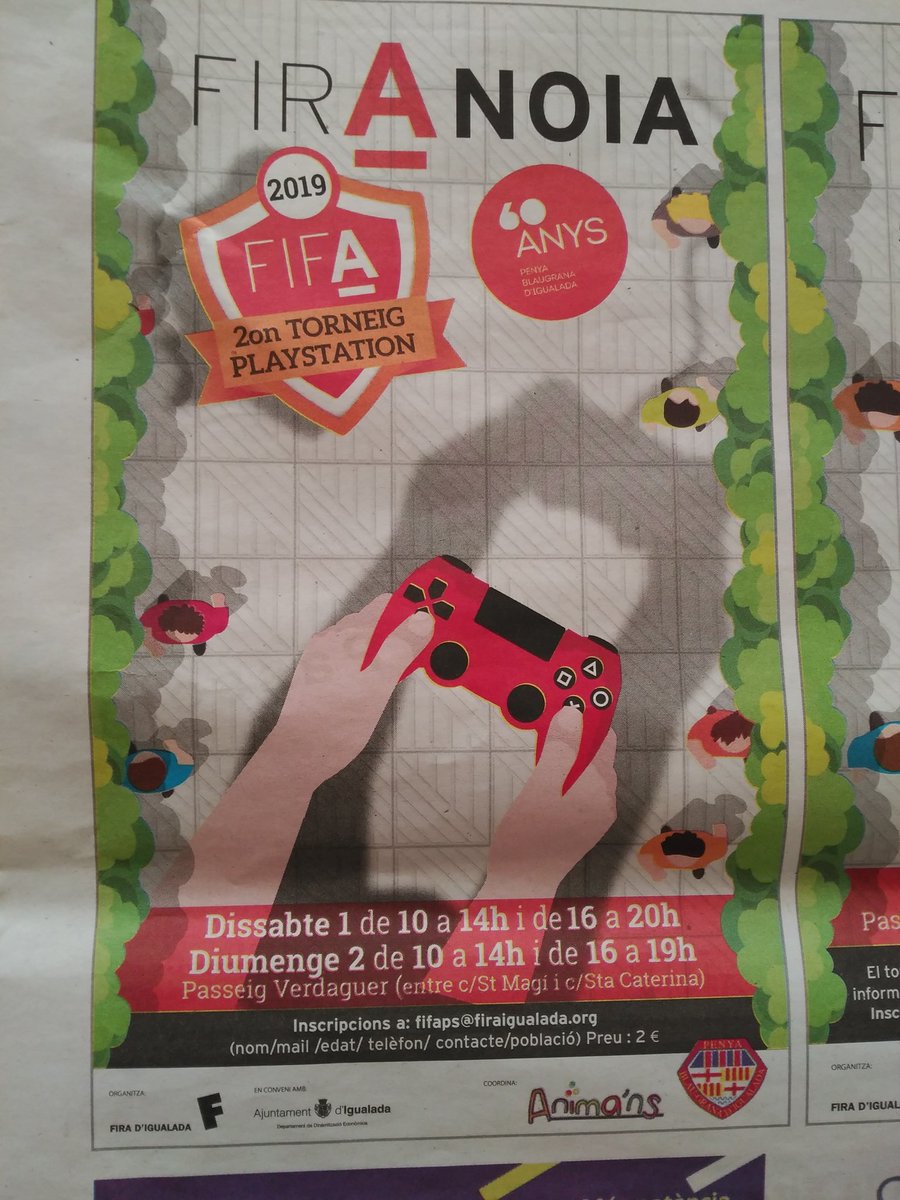 Escalfant motors pel cap de setmana a la <a href="/firaigualada/">Fira Igualada</a> 2n Torneig <a href="/PlayStation/">PlayStation</a> #60anysPBlaugrana d #Igualada Inscripcions obertes