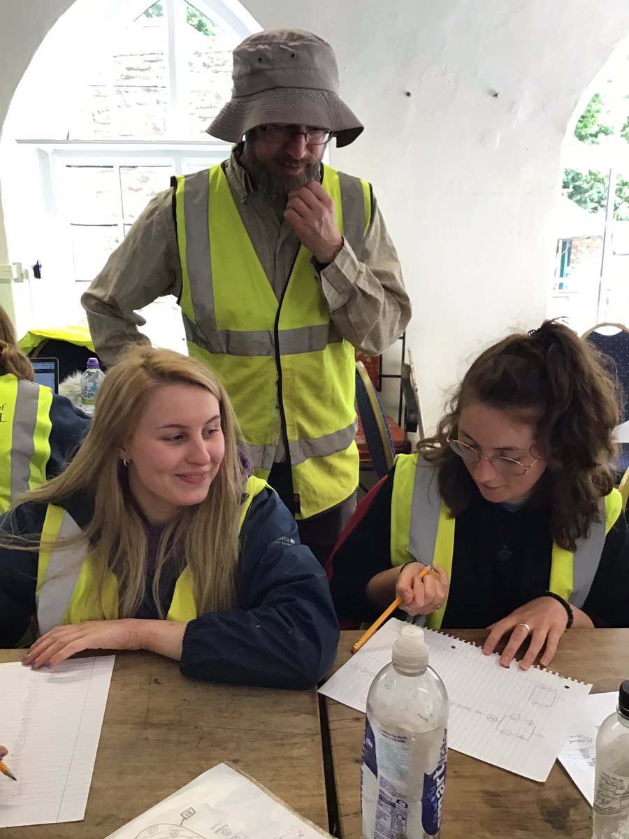 UoBristolHARP's tweet photo. Students busy working out Harris matrices in preparation for their end of year test! #digberkeley https://t.co/pz9YyxvGIh