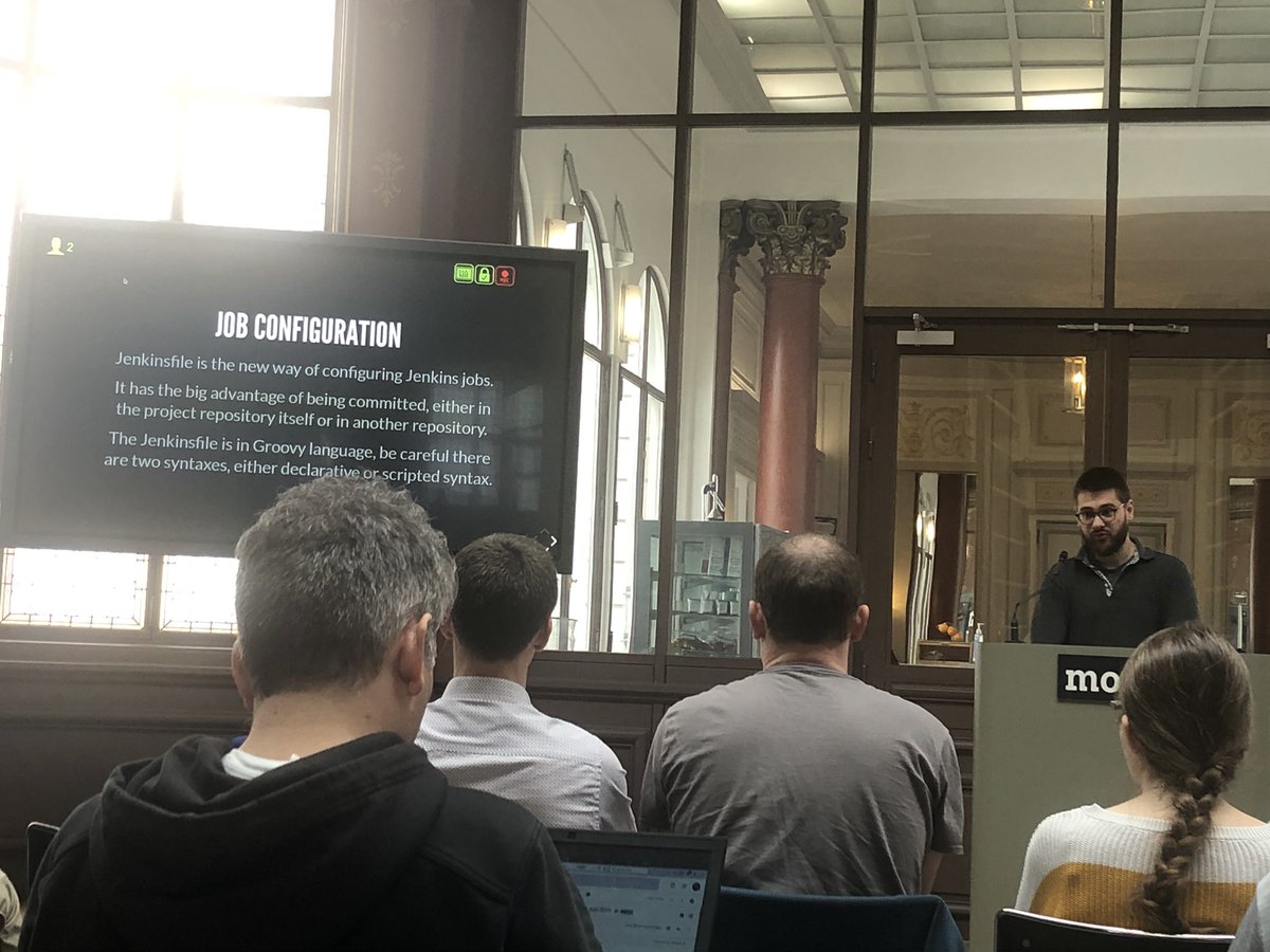 logilab's tweet image. Boris Feld présente “Feedback about what we use for our public CI...”.

Nous partagerons l’ensemble des présentations dans quelques jours ainsi que la vidéo de cette journée. 

#mercurialparis
#mercurial
#hg 
@lothiraldan