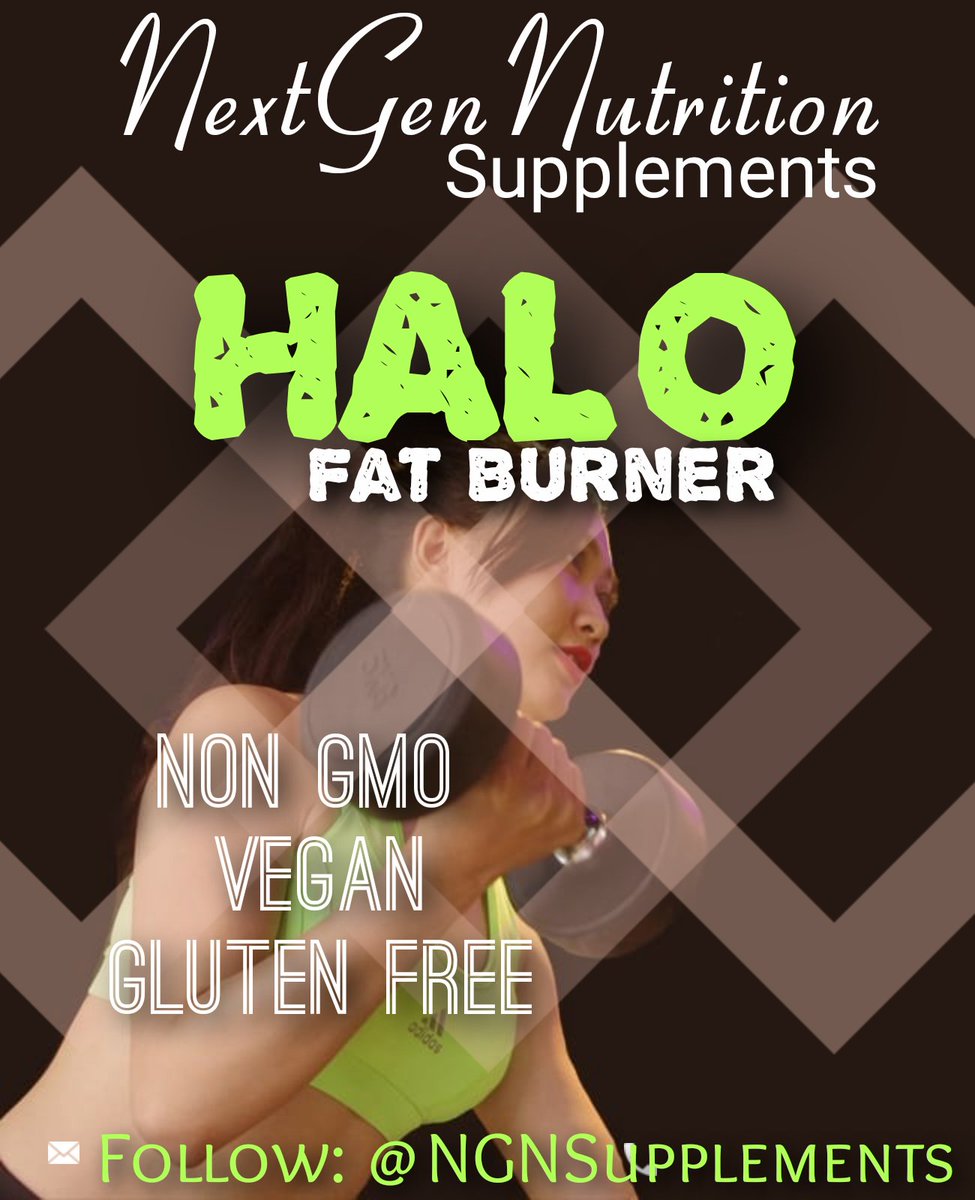 NGNSupplements's tweet photo. Get the results you've been waiting for. 

HALO is designed to help you achieve your health and weightloss goals. 

#NextGenNutrition #Supplement #Nutrition #Health #Fitness #Workout #Gains #FatBurner #Gym #WeightLoss #FitMom #Active #Lifestyle #Summer #HALO https://t.co/qtfz16sIQW