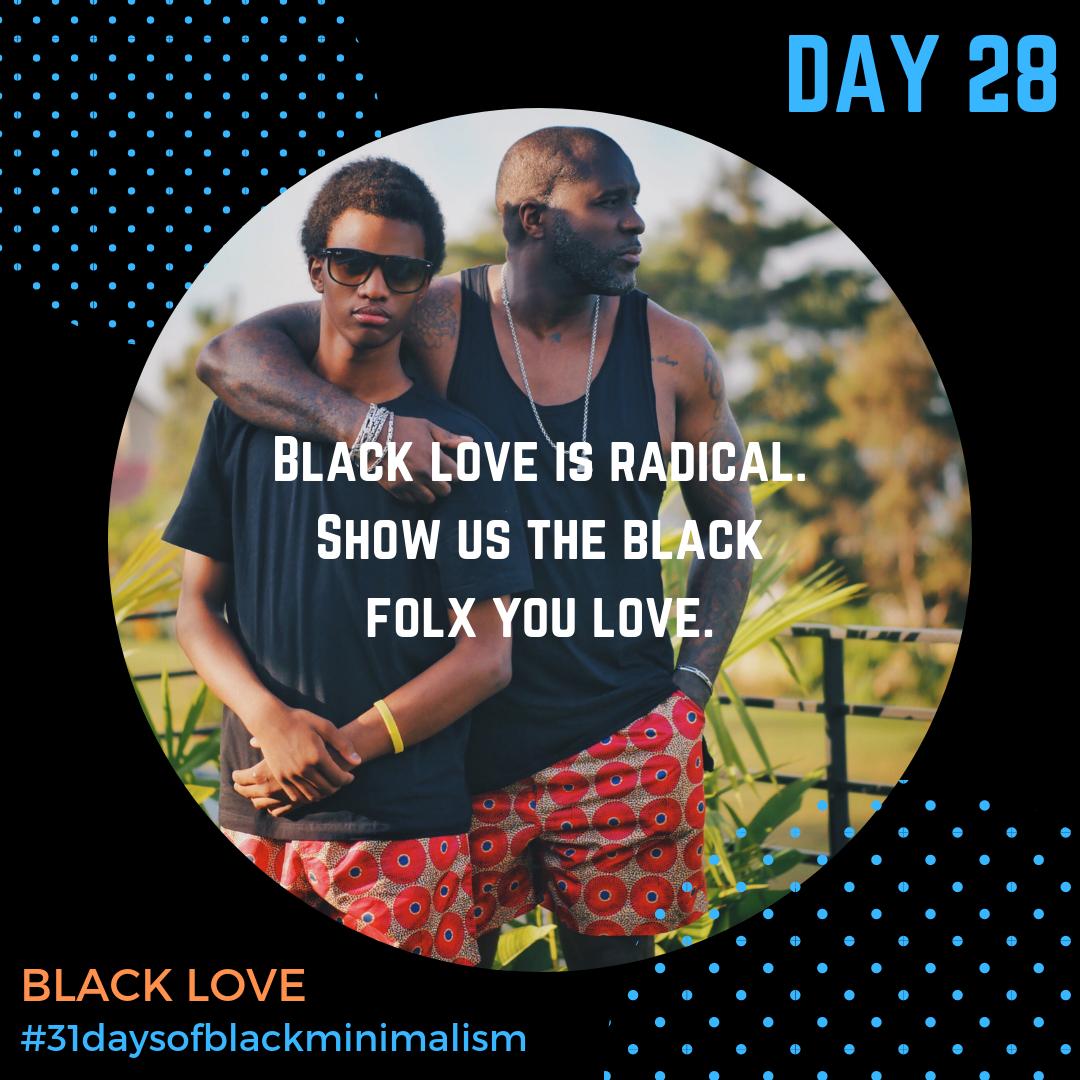 When we take stock of our #priorities through a #minimalistlife it teaches us how to love differently. Show us your pics of #blacklove today. What has minimalism taught you about how to love others, or love yourself? Photo: Kay via <a href="/unsplash/">Unsplash</a>