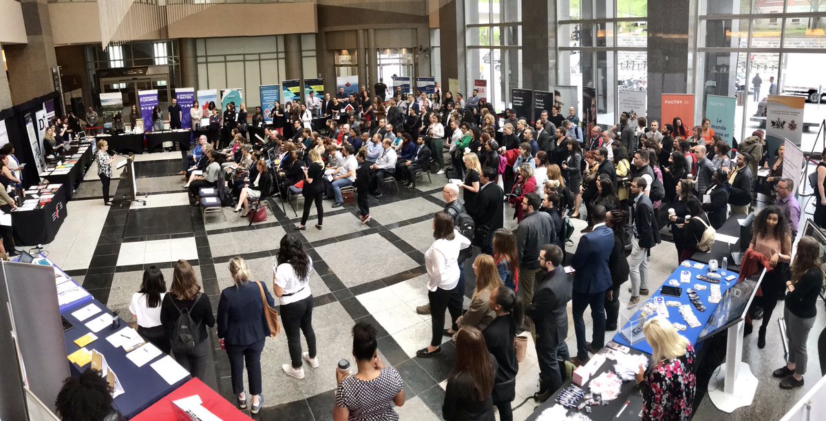 briangovcan's tweet photo. Super début du Salon innovation 2019! Great start to our Innovation fair 2019! @GC2020E #GC2020 @rjpypn @LeadersGC @RJPQC_QCYPN @CRAMGN_RMGARC @RJFFQ_FYNQ @OpenGovCan #innovation #montreal @ManonBrassard_1 @Jyzaf @ZouzouVie @ChristineD222 @france_fg https://t.co/MJ28R0SMEX