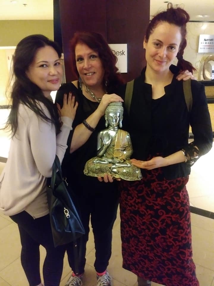 AlexTrenoweth's tweet photo. @feralkittenn @RadiantAstro Special memory! #UAC2018 https://t.co/VH3zlV1ti1