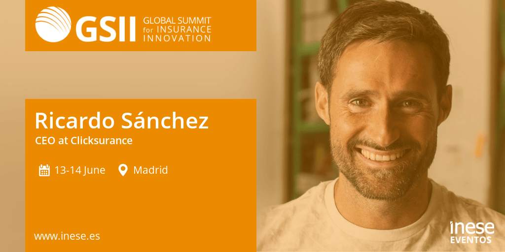Inese_seguros's tweet photo. .@RSanchez_Click, CEO de @Clicksurance1, participará en el #Insurtech Pitch del #GSII19

Conoce el programa 👉 https://t.co/vn58HHMiDc https://t.co/eQZWXeZfXH
