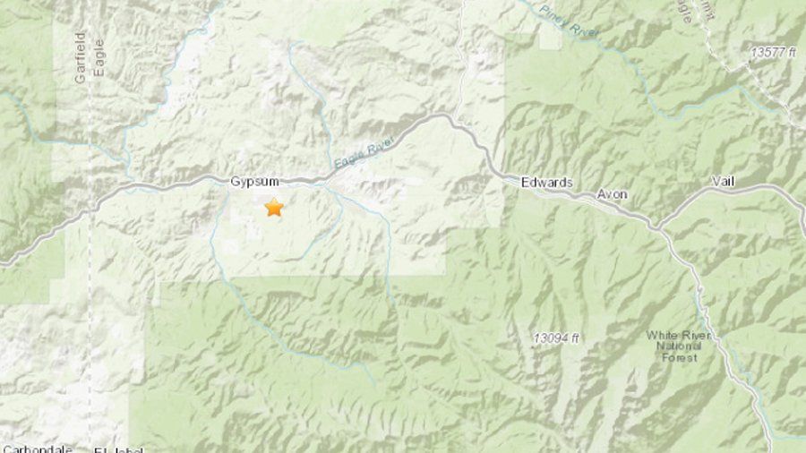 2.7 magnitude earthquake hits near Gypsum in Eagle County bit.ly/30OifNz