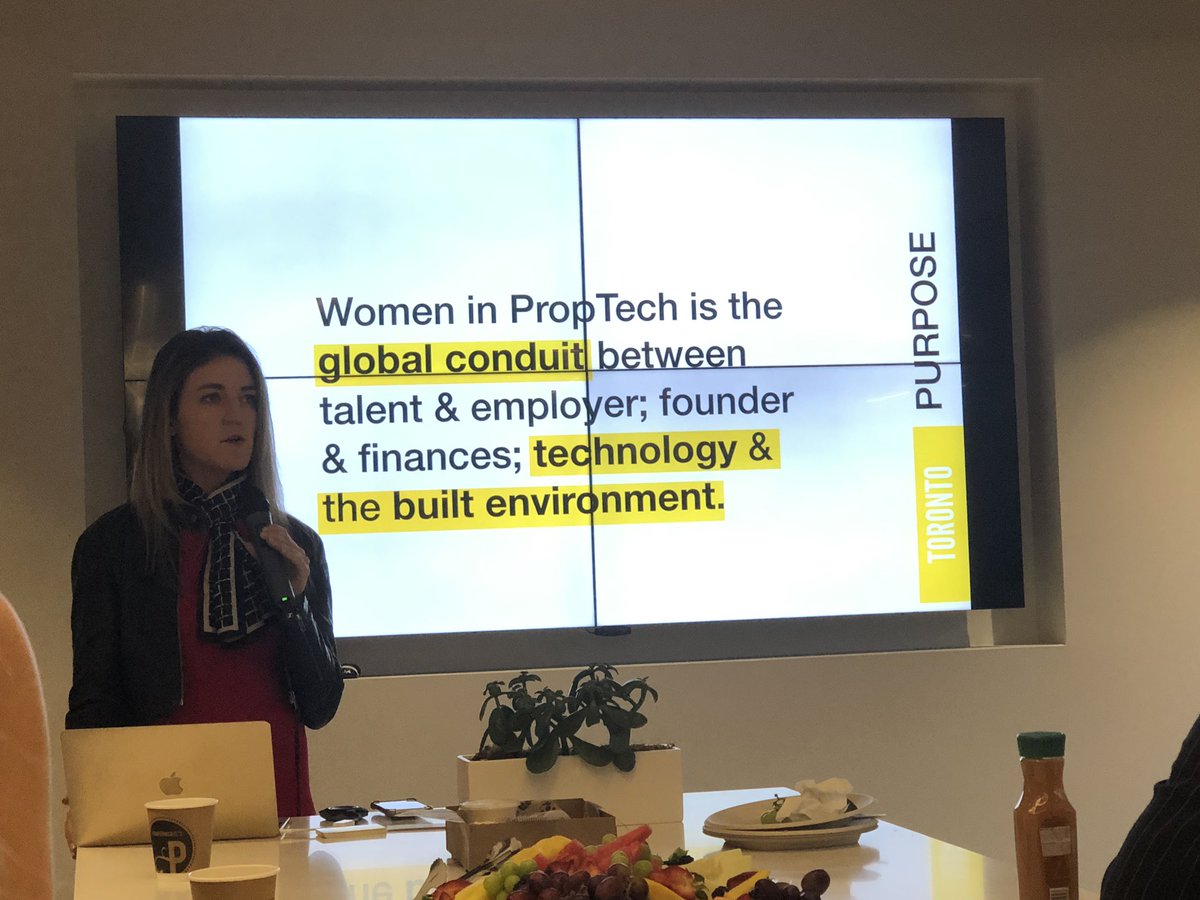 Great Women in PropTech Toronto event this morning. Thanks for everyone that came out! #proptech