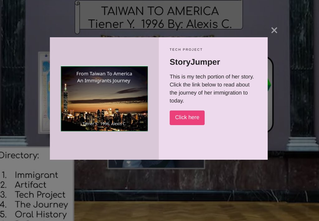 HistoryFrog's tweet photo. 💚#appsmashing in @ThingLink_EDU #FAVirtualMuseums So easy to add content to tags: @GoogleForEdu #googledocs, pictures, @Flipgrid, @Animoto, @storyjumper & more! #FAEllisIsland https://t.co/vV6KPCOfEN