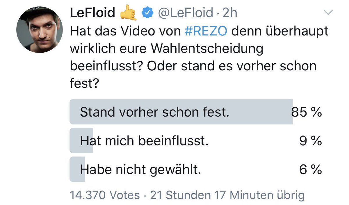 Ich meine ja nur..... 
Vielleicht sollte die <a href="/CDU/">CDU Deutschlands</a> ihren bösen bösen Rezo-Effect einfach der Ehrlichkeit halber in den Wir-haben-bei-den-jungen-Wählern-krass-verkackt-weil-wir-sie-und-ihre-Sorgen-nicht-ernst-nehmen-und-einen-Scheiß-auf-sie-geben-Effect umbenennen... 🤷🏻‍♂️ just sayin'