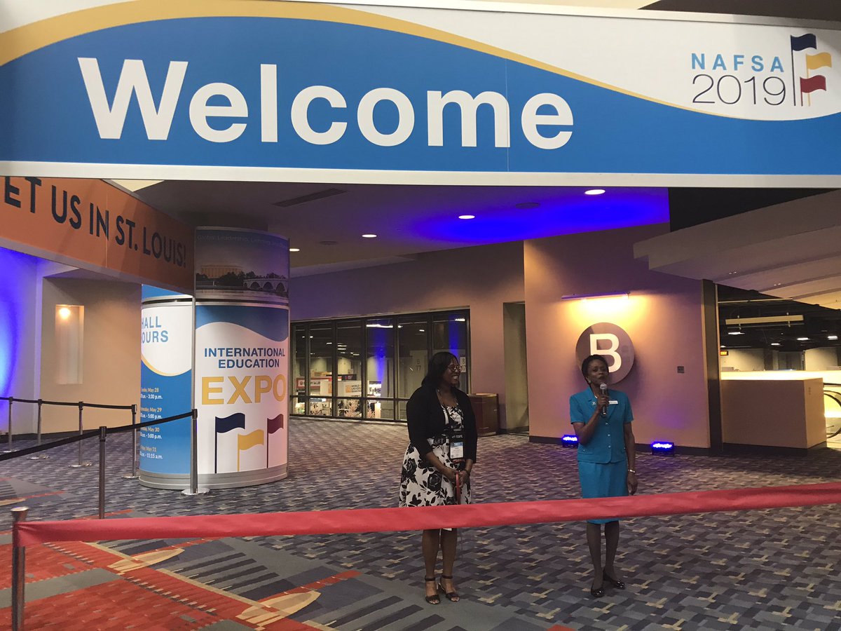 IndianaDevin's tweet image. It was great to experience the ribbon cutting for the Expo at #NAFSA2019!
#HappyNAFSA!