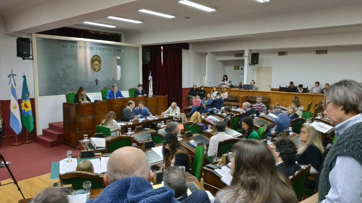 #AHORA - En el Honorable Concejo Deliberante de Vicente López se da comienzo al tratamiento de la #RendicionDeCuentas