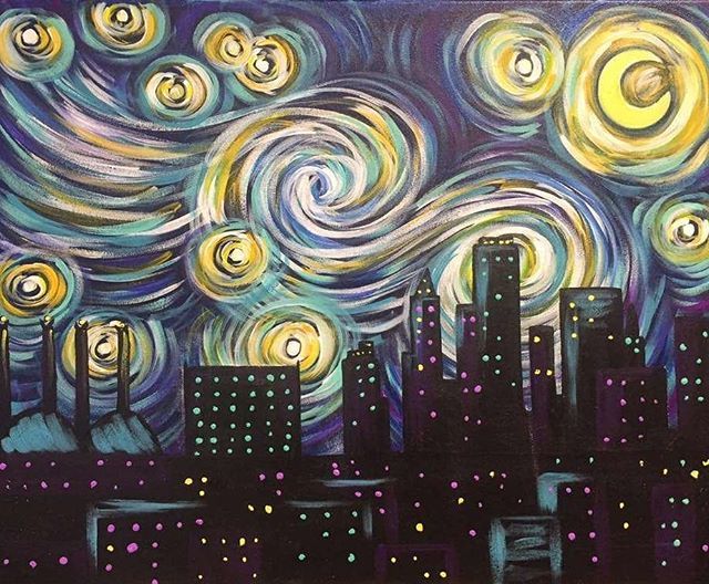 @pinotspaletteleawood and @theainsworthkc are joining forces for a "Paint on the Patio" session this Wednesday with  happy hour food and drink pricing.  Similar to dancing, alcohol can greatly improve someone's painting ability! 😆 🍷💃🎨🖌 .
.
. 
#pa… bit.ly/2HZZIoS