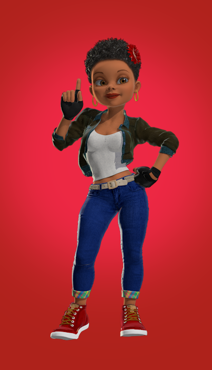 TeamRushGame's tweet photo. From Team 1: Shanika, Michelle and Nia!
#indiedev #characters #blackgamedev #blackart #3ddesign #afro #shortfro #denim #indiegame #indiestudio #BlackGirlGamers #afrocentric #pinkhair #mma #aircombos #naturalhair #naturalista https://t.co/RuDMzdVQQ1