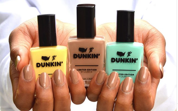 MediaPost's tweet photo. #Dunkin partners with #LaurenBBeauty for nail polish promotion orchestrated by #BeTheMachine, reports #TanyaGazdik https://t.co/BRqsBEfd0i @TanyaGazdik https://t.co/Z6CFKti6Yf