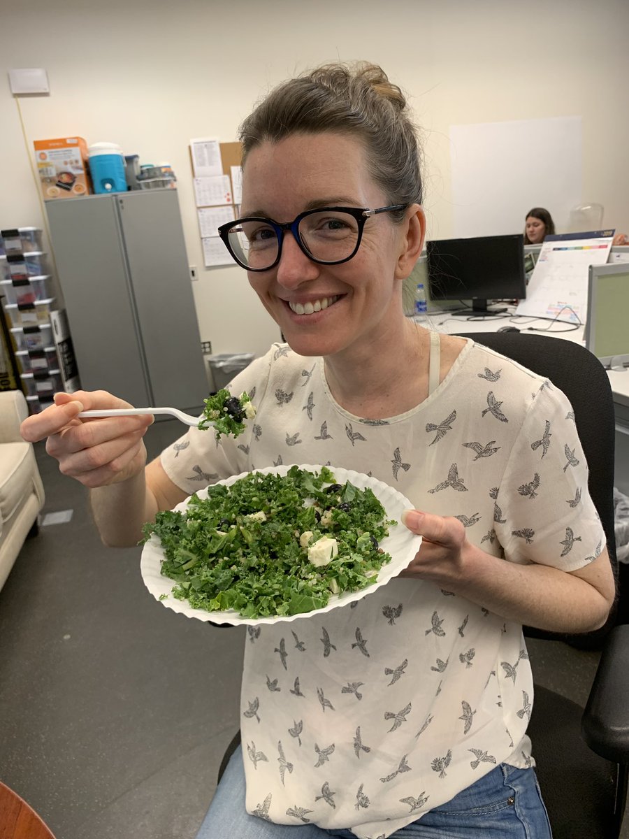 .<a href="/YMCADetroit/">YMCA Metro Detroit</a> does #tastetests to lift up youth voice, choice, &amp; involve adults in #CACFP meals. We tested this kale/quinoa/blueberry/sunflower seed/feta salad w/ lemon honey vinegarette. It was a hit! When #TheYFeedsKids w/love &amp; intention, it’s amazing the changes we see!