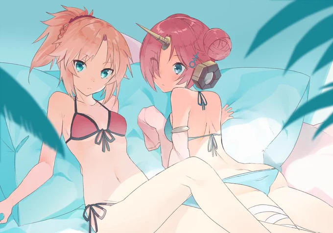 水着の絵でも再掲しとこう… 