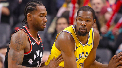 petenewmann's tweet photo. Kevin Durant shot 64% against Kawhi Leonard in the regular season.
That is the highest field goal percentage allowed by Leonard to any player this season (min. 8 FGA vs Leonard). #MissingKD https://t.co/KUZ5p2SvoB