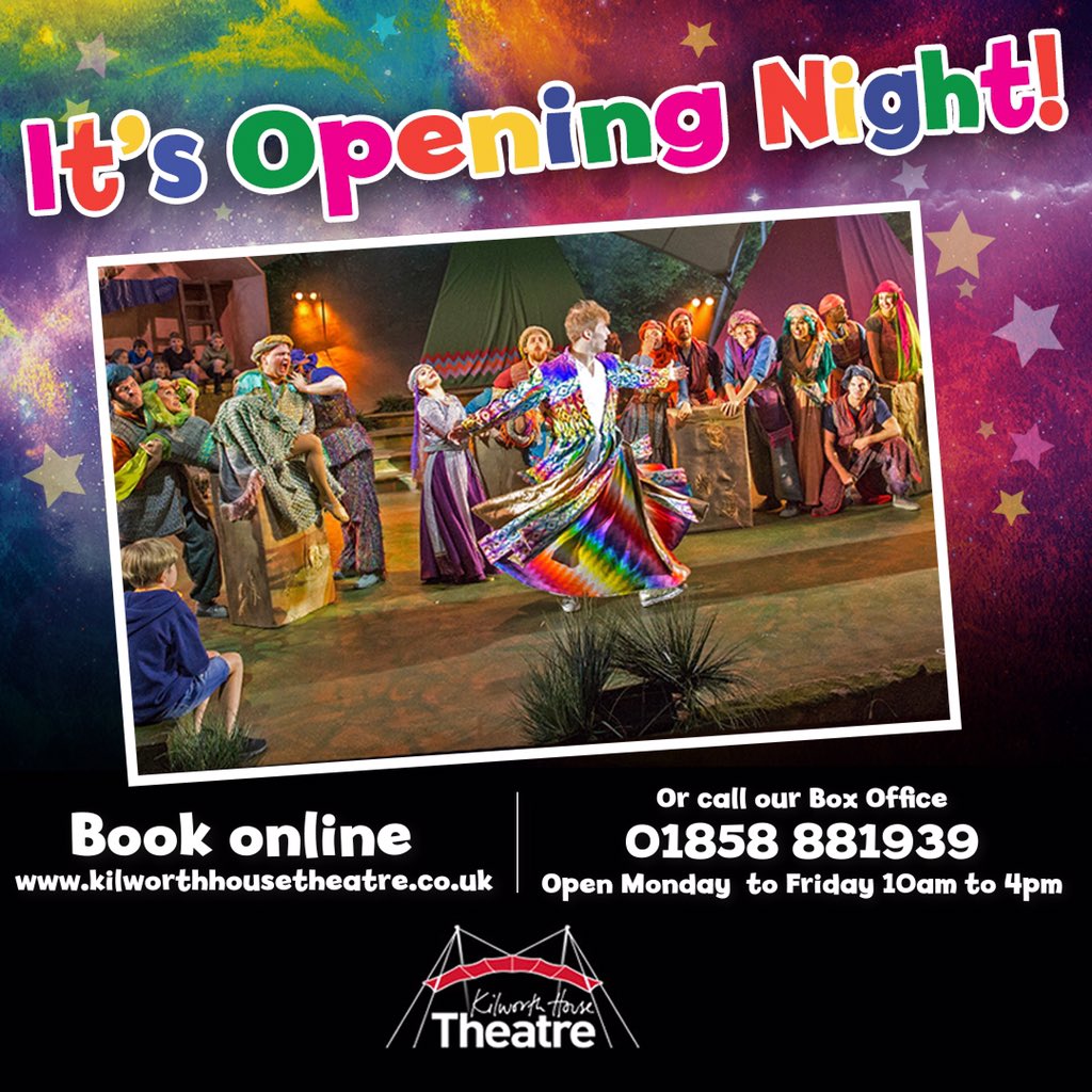 It’s Opening Night!
Wishing the company, cast and creatives a fantastic opening night of Joseph 
And The Amazing Technicolor Dreamcoat #musicals #joseph #Josephandtheamazingtechnicolordreamcoat #openairtheatre #theatre #openingnight #leicestershire