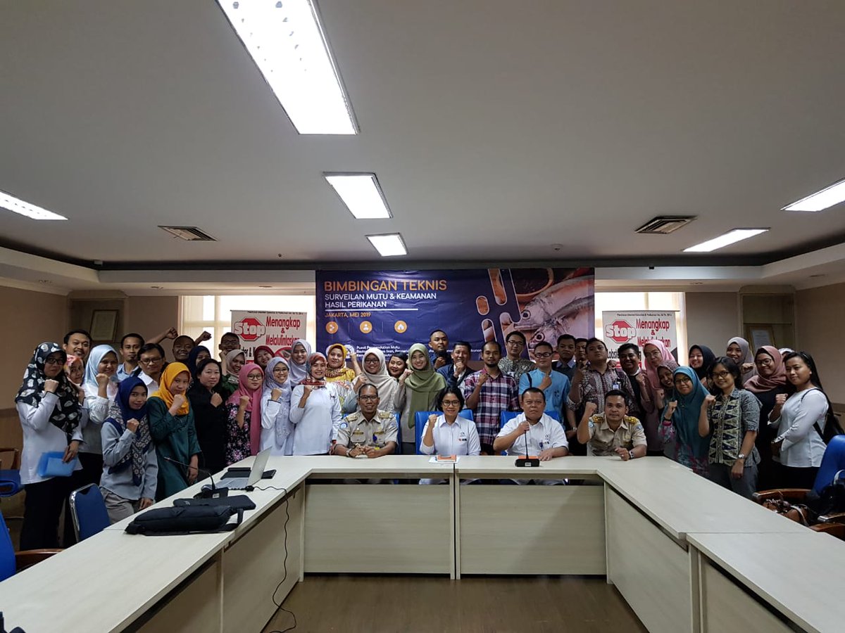 PM_BPPMHKP's tweet photo. BIMTEK SURVEILAN MUTU DAN KEAMANAN HASIL PERIKANAN mengundang UPI di wilayah @BKIPM_JAKARTA2, 28 Mei 2019 #healthcertificate #eksporperikanan @rinajanwar2201 @WSSUMITRO @HumasBKIPM https://t.co/ztL3pZNYBV