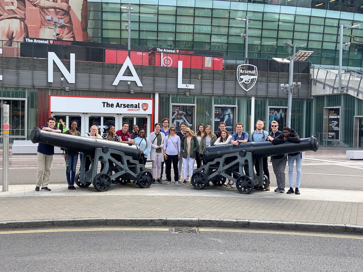 BarbaraJOsborne's tweet photo. ISM ready for our EPL tour of Emirates Stadium/Arsenal! #heelsabroad #UNCEXSS https://t.co/QJANl4UmcQ