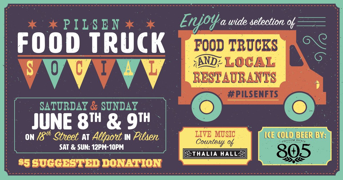 Do312's tweet photo. This year's @PilsenFTS is bringing dozens of food trucks and restaurants to 18th and Racine for a smorgasbord of dishes. 😋 Enjoy music 🎶 arts 🎨 crafts ✂️ and most importantly, good food! 🥘 https://t.co/xopF6nkhsX https://t.co/e7m7sCJbFO