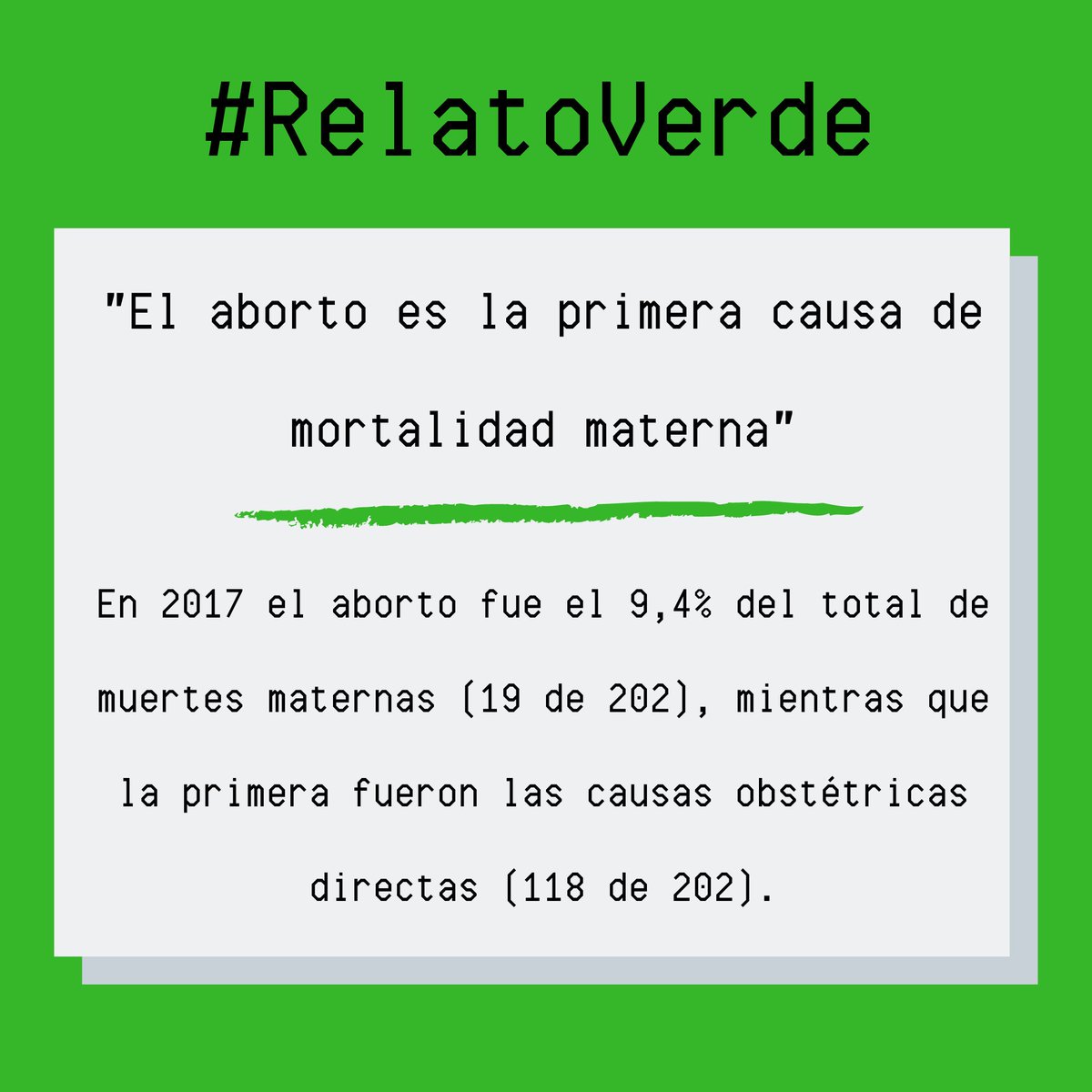 julipose's tweet photo. No creas las estadísticas que no son ciertas. Las muertes de mujeres por aborto en Argentina que muestra el #RelatoVerde no son ciertas
#SalvemosLasDosVidas #NoAlAborto https://t.co/4c2YTBTxAg