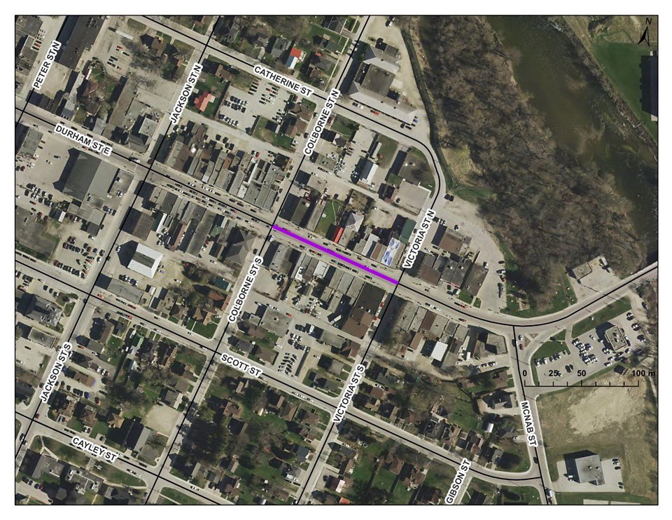 Mun_Brockton's tweet photo. Notice of ServiceDisruption: Temporary Road Closure
On Wednesday, May 29, 2019 Durham Street E, from Victoria St to Colborne St will be temporarily closed to traffic from 11:30 a.m. to 12:00 p.m. to allow for the Sacred Heart High School Mental Health Run. https://t.co/D8bSV6QaRt
