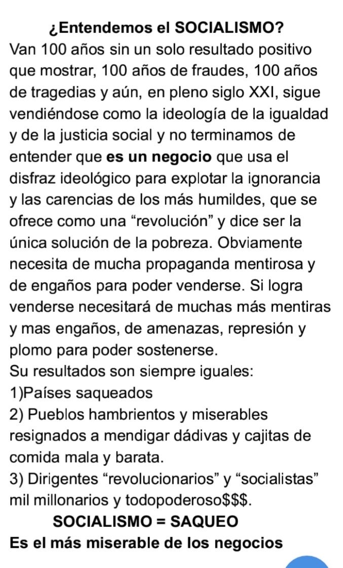 1503Millie's tweet photo. @InstitutoCato #SocialismoLatinoAmericanoLaPesteDelSigloXXI donde reina la #miseria #hambruna #escasez #ceroDDHH #destrucción #saqueosriquezas #balayplomo #represión #cárcel y #muerte ! https://t.co/yWDr5kD8bt