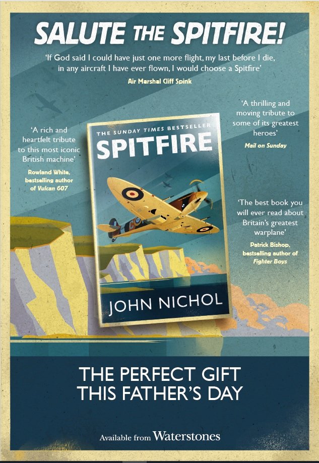 RT for chance to win a signed paperback copy of SPITFIRE; out on Thursday &amp; the perfect Father's Day pressie!
amazon.co.uk/Spitfire-Very-…
I have 2 signed copies to give away to a couple of random RT'ers.
Give it a go; it could be you!
<a href="/simonschusterUK/">Simon & Schuster UK</a>