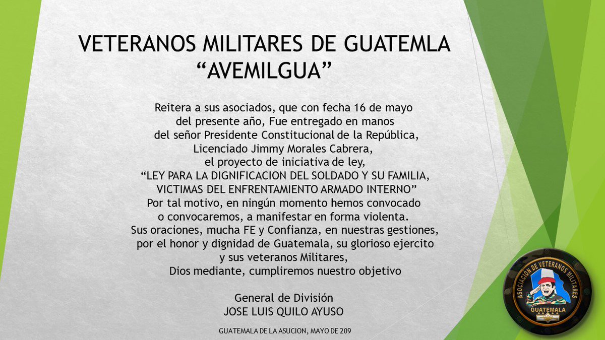 #avemilgua