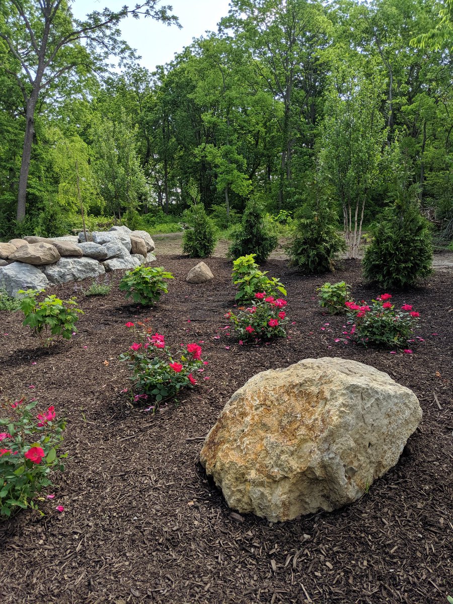 ChadinEducation's tweet photo. Mr. Anderson's Landscape Design &amp; Construction students did an amazing job on the entrance to Rosemont Park in @MonroeOH. Falling trees and creating paths last year &amp; a captivating entrance this year are steps towards a beautiful space for the community. Fun to watch! @ButlerTech https://t.co/Kb3AMfO5oE