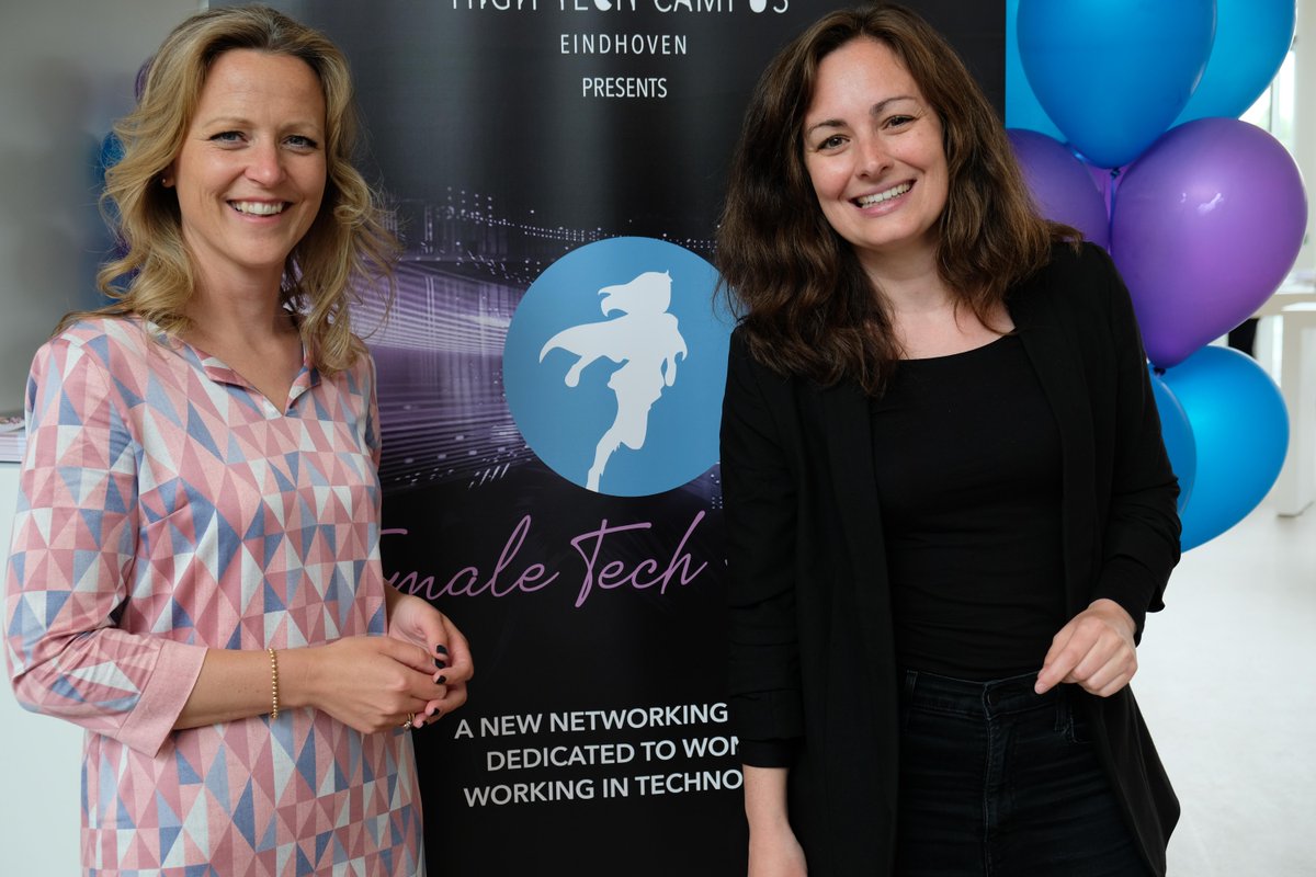Hinke Malda (Head of Innovation Strategy, Philips Research) and Eva Deckers (Director Data Enabled Design, Philips Design) inspired the visitors of Female Tech Heroes: 'Let's be proud of what we do!' #EindhovenStories Read more and watch Hinke’s keynote to.philips/6017EmyG1