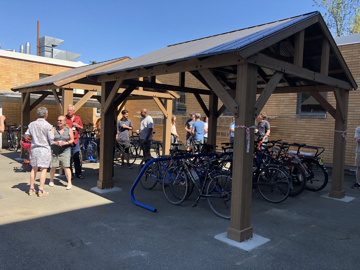 JudiBeck1's tweet photo. We are celebrating Bike to Work Week @PFC_CFS - how does your work accommodate cyclists @BCFedCouncil #BCFedLeaders @LeadersGC #GC2020 ? https://t.co/Nd8VnMDcwS