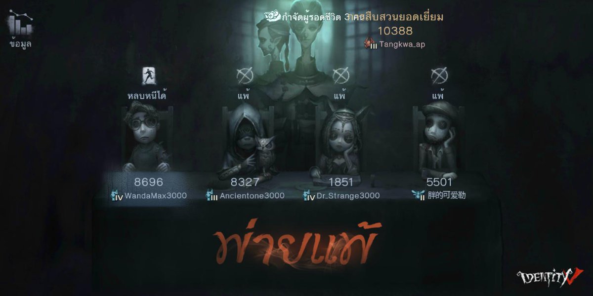 MavisAileen's tweet photo. ฉันกำลังเล่น Identity V อยู่ คุณอยากเล่นหรือเปล่า https://t.co/UFmBFgqnn2
