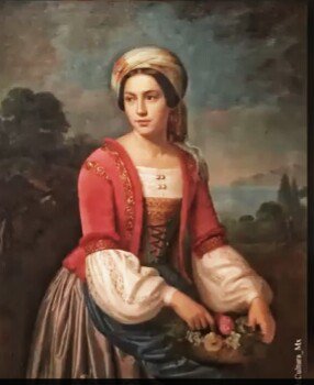 <a href="/deCultura_mx/">@deCultura_Mx</a> Esta pintura tiene una historia curiosa que aprendí en la exposición <a href="/roma_mexico/">Roma en México / México en Roma</a> en <a href="/museo_sancarlos/">Museo Nacional de San Carlos</a>: Muchachas romanas de la época, se ganaban la vida posando para los estudiantes de la #AcademiadeSanLucas vistiendo ropa típica de la campiña italiana.