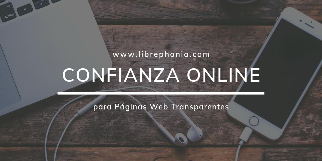 confianzaonline's tweet photo. Las mejores noticias del día están protagonizadas por las entregas del #Sello de @confianzaonline que hoy es para la #PáginaWeb de @Librephonia. ¡Enhorabuena por vuestro compromiso con la #TransparenciaDigital! #ConfianzaDigital #WebsDeConfianza #EcommerceSeguro #WebsSeguras https://t.co/zJ4kQfwLBr