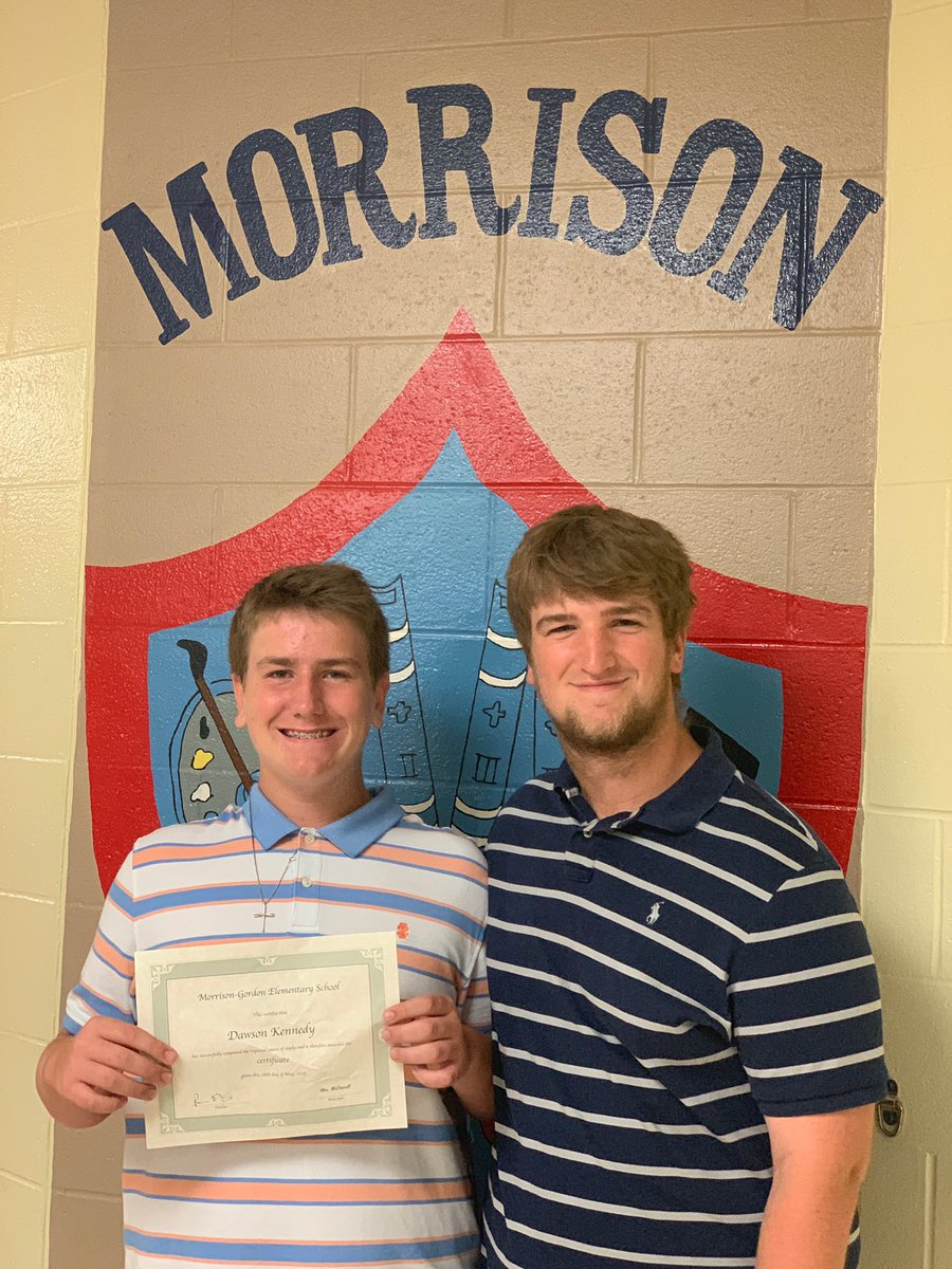 ck_four's tweet photo. Dawson has officially “graduated” from elementary school 🎉👨🎓. Thank you to all the wonderful people at Morrison-Gordon Elementary!!! Next stop...AMS😊👍 #KennedyBoys #MOGO #6thGradeGraduation #DBird @elikennedy24 @keiferm1 https://t.co/NNNTJ0TFyM