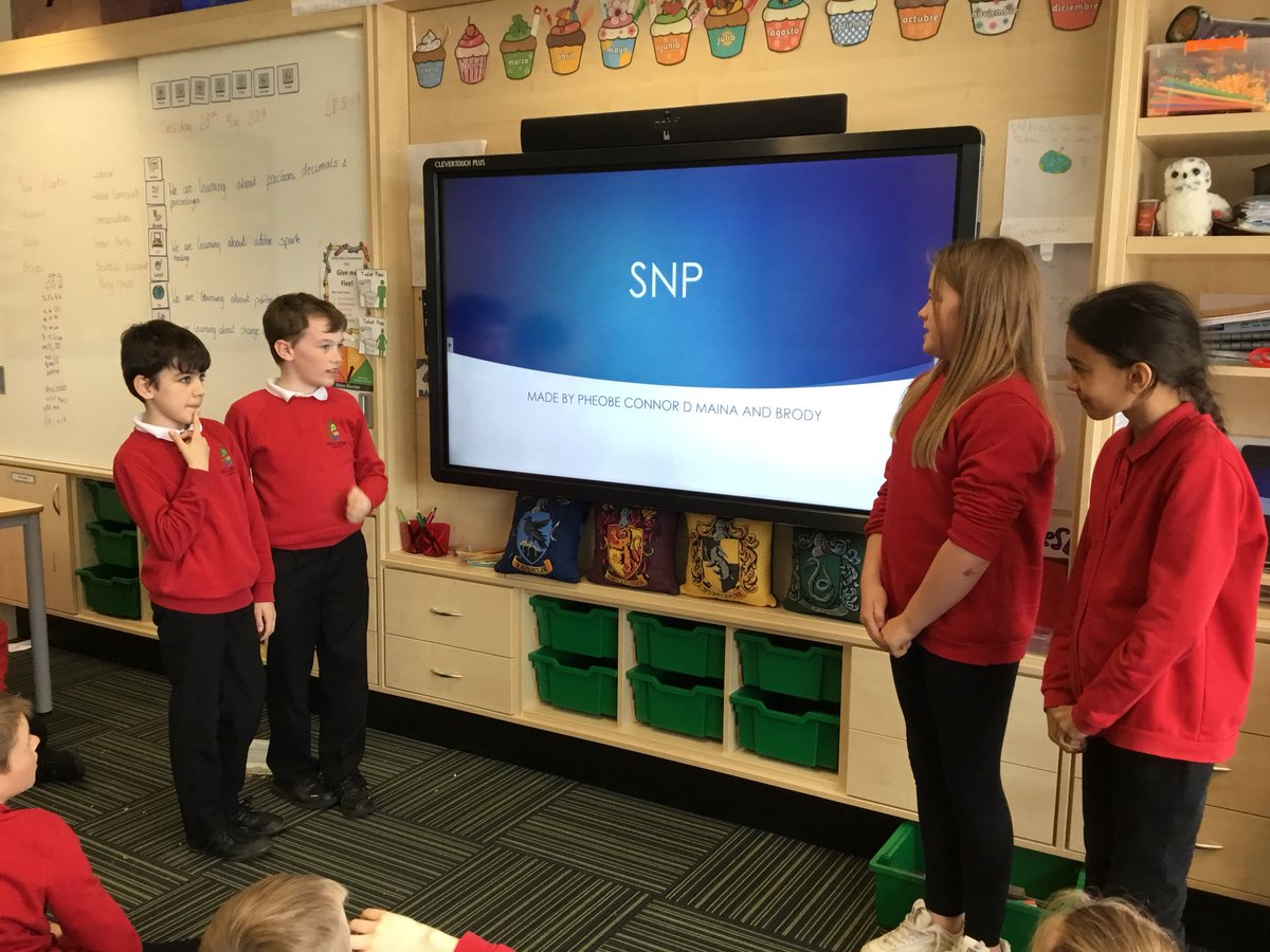 SchoolHillside1's tweet photo. Some of the fantastic presentations P5 gave this afternoon on their political party! #SharingTheirLearning https://t.co/9fJa8YXDei